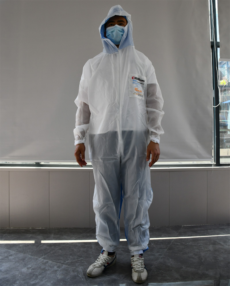 Custom protective clothing|Classification of protective clothing grade by bacterial filtration tester